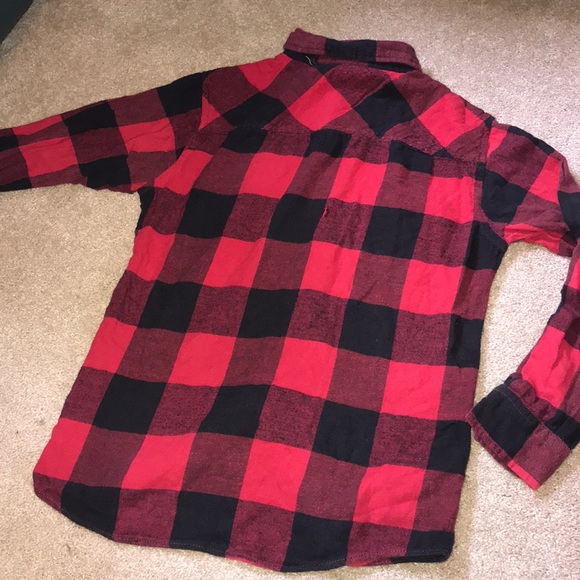Red and Black Plaid Shirt - Picture 4 of 4